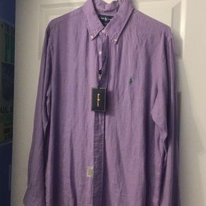 Mens xl 100% Linen shirt